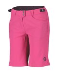 SCOTT Cycling shorts without bib - TRAIL FLOW LADY - pink