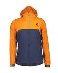 SCOTT Cycling windproof jacket - EXPLORAIR LIGHT WB - blue/orange