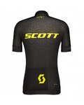 SCOTT Cycling short sleeve jersey and shorts - RC PRO SS - grey/yellow/black