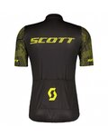 SCOTT Cycling short sleeve jersey - RC TEAM 10 SS - yellow/black
