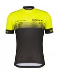 SCOTT Cycling short sleeve jersey - RC TEAM 20 SS - yellow/black