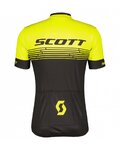 SCOTT Cycling short sleeve jersey - RC TEAM 20 SS - yellow/black