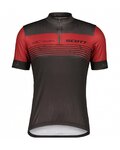 SCOTT Cycling short sleeve jersey - SCOTT RC TEAM 20 SS - red/black