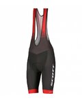 SCOTT Cycling bib shorts - RC TEAM ++ 2022 - grey/red