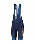 SCOTT Cycling bib shorts - RC TEAM ++ 2022 - blue/orange