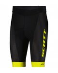 SCOTT Cycling shorts without bib - RC TEAM ++ 2022 - black/yellow