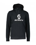 SCOTT hoodie - ICON LS - white/black