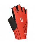 SCOTT Cycling fingerless gloves - RC TEAM - red