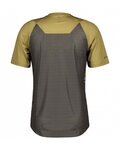 SCOTT Cycling short sleeve jersey - TRAIL VERTIC PRO SS - grey/green