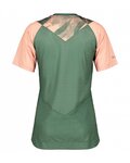 SCOTT Cycling short sleeve jersey and shorts - TRAIL VERTIC LADY - green/pink