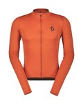 SCOTT Cycling summer long sleeve jersey - ENDURANCE 10 - orange