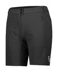 SCOTT Cycling shorts without bib - ENDURANCE LS/FIT W/PAD - black