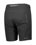 SCOTT Cycling shorts without bib - ENDURANCE LS/FIT W/PAD - black