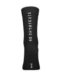 SCOTT Cyclingclassic socks - PERFOMANCE NO SHORTCUTS CREW - black/white