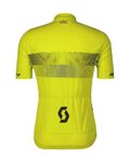 SCOTT Cycling short sleeve jersey - TEAM 10 - yellow
