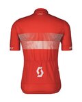 SCOTT Cycling short sleeve jersey - TEAM 10 - red