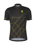 SCOTT Cycling short sleeve jersey - TEAM 20 - black