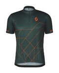 SCOTT Cycling short sleeve jersey - TEAM 20 - green