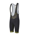 SCOTT Cycling bib shorts - TEAM - black/yellow