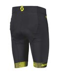 SCOTT Cycling shorts without bib - RC TEAM ++ - black/yellow