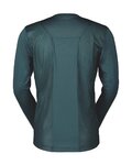 SCOTT Cycling summer long sleeve jersey - TRAIL FLOW LS - green/light green