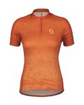 SCOTT Cycling short sleeve jersey - ENDURANCE 30 - orange