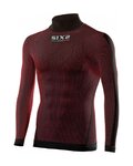 SIX2 Cycling long sleeve t-shirt - TS3 II - bordeaux
