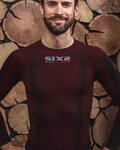 SIX2 Cycling long sleeve t-shirt - TS2 - red