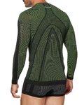 SIX2 Cycling long sleeve t-shirt - TS2 - green