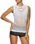 SIX2 Cycling tank top - SMR2 - white