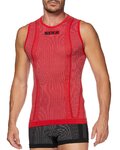 SIX2 Cycling tank top - SMX - red