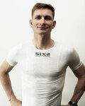SIX2 Cycling short sleeve t-shirt - TS1 - white
