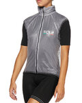 SIX2 Cycling gilet - GHOST - transparent/black
