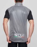 SIX2 Cycling gilet - GHOST - transparent/black