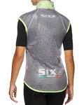 SIX2 Cycling gilet - GHOST - transparent/yellow