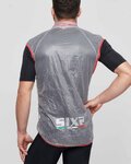 SIX2 Cycling gilet - GHOST - transparent/red