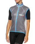 SIX2 Cycling gilet - GHOST - transparent/blue