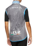 SIX2 Cycling gilet - GHOST - transparent/blue