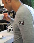 SIX2 Cycling long sleeve t-shirt - TS2 MERINOS - grey