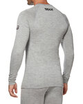 SIX2 Cycling long sleeve t-shirt - TS2 MERINOS - grey