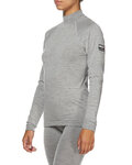 SIX2 Cycling long sleeve t-shirt - TS3 MERINOS - grey