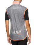 SIX2 Cycling gilet - GHOST - transparent/orange