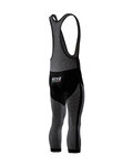 SIX2 Cycling 3/4 length bib shorts - SLP4 2S - black/grey