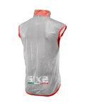 SIX2 Cycling gilet - GHOST - transparent/red