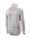 SIX2 Cycling windproof jacket - GHOST - red/transparent