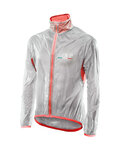 SIX2 Cycling windproof jacket - GHOST - red/transparent