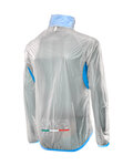SIX2 Cycling windproof jacket - GHOST - transparent/blue