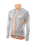 SIX2 Cycling windproof jacket - GHOST - transparent/orange