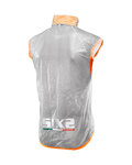 SIX2 Cycling gilet - GHOST - transparent/orange
