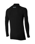 SIX2 Cycling long sleeve t-shirt - TS3 MERINOS - black